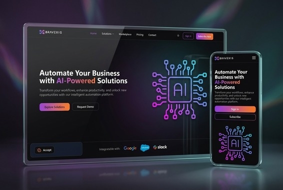 Turning an AI automation marketplace into a site that converts presentation image 1