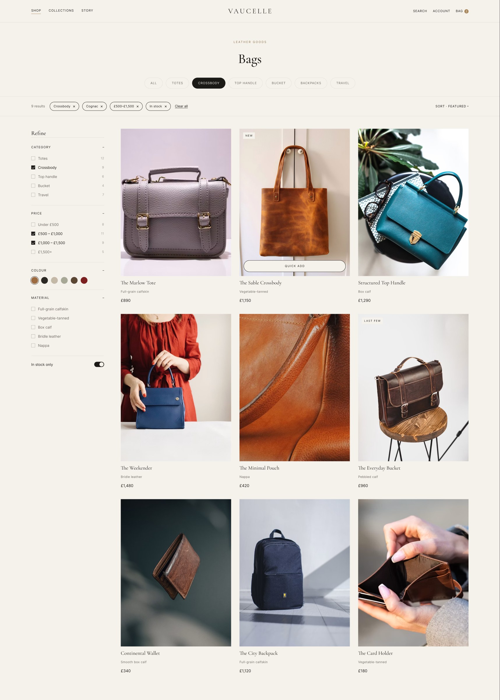 A Shopify storefront system built for modern luxury presentation image 1