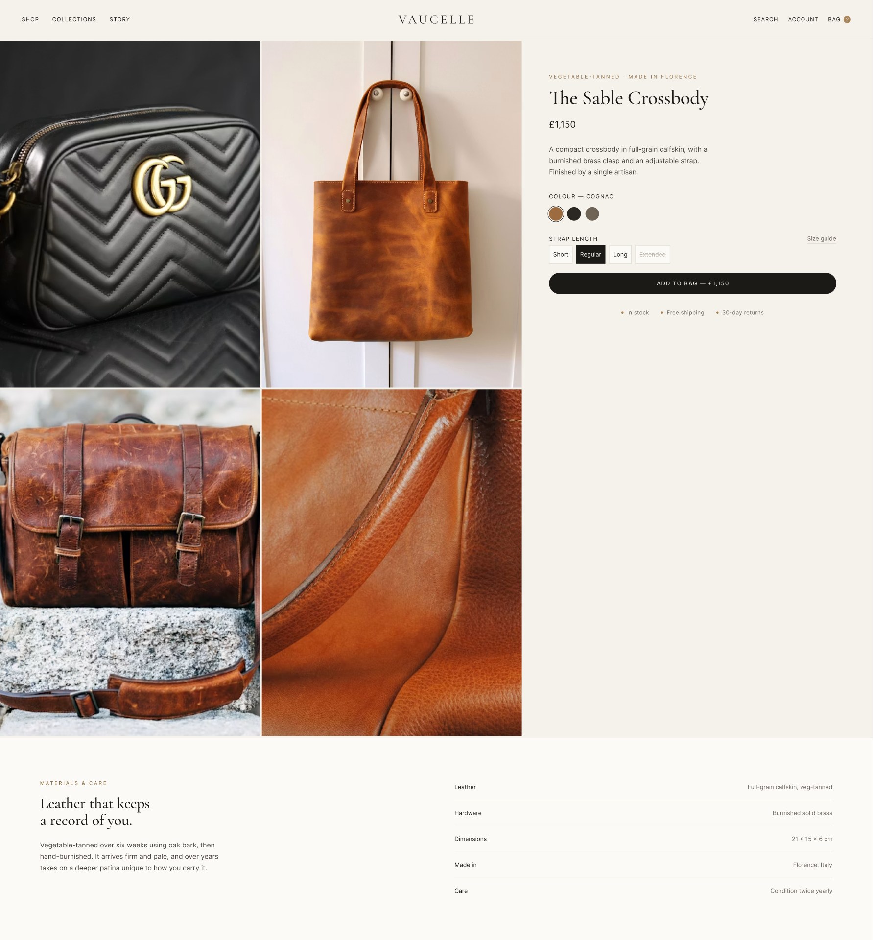 A Shopify storefront system built for modern luxury presentation image 2
